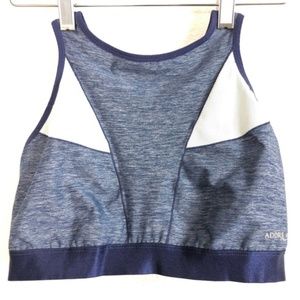 Adore Me Sports Bra blue white size large